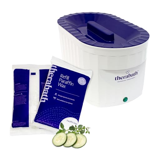 Therabath Professional Thermotherapy TB6 Paraffin Wax Bath - Helps Relieve Arthritis & Muscle Stiffness - Heat Therapy for Hands, Feet, Face & Body - Made in USA - 6 lb. Cucumber Melon with Thyme