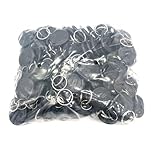 100pcs RFID Tag 125KHz Keys 11 Color TK4100 EM4100 Proximity Keyfobs Tags RFID Card for Access Control (Read-only)