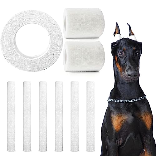 ziyue Doberman Ear Posting Kit, Dog Ear Cropping Dog Ears Stand up Care Tape Kit for Doberman Pinscher Dogs