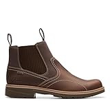 Clarks Men's Morris Easy Waterproof Ankle Boot, Beeswax Leather, 11