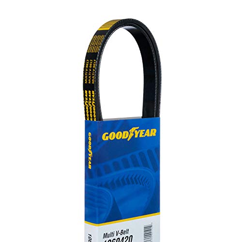 Goodyear Belts 1061015 Serpentine Belt, 6-Rib, 101.5" Length for 1993-2020 for 1996-2001 AM General & 1993-1993 Cadillac & 1996-2002 Chevrolet