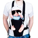 Costume Agent Hangover Baby Carlos Doll Carrier and Glasses Halloween Costume Cosplay Accessory Multicolor