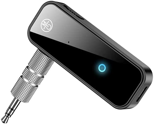 UrbanX Bluetooth 5.0 Adapter 3.5mm Jack Aux Receiver, 2-in-1 Wireless Transmitter & Receiver for P Smart 2021, Streaming Audio of TV, PC, Speaker, Headphones, Car, Home Stereo