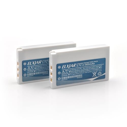 hflexgrad (2-Pack) 3.7V 900mAh Battery Replacement for Logitech Harmony One 720 850 880 880 Pro 885 890 890 Pro 900 900 Pro MX-880 MX-890 Remote R-IG7 NTA2340