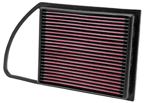 K&N Engine Air Filter: Reusable, Clean Every 75,000 Miles, Washable, Replacement Car Air Filter: Compatible 2009-2018 CITROEN/PEUGEOT/FIAT/TOYOTA (C-Elysee, Berlingo, C3, C4, C5, DS3, Expert), 33-2975