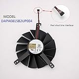 Fan cool Processor Cooler For NVIDIA GeForce RTX 2080 2080Ti Graphics Card Cooling Fan DAPA0815B2UP001/004