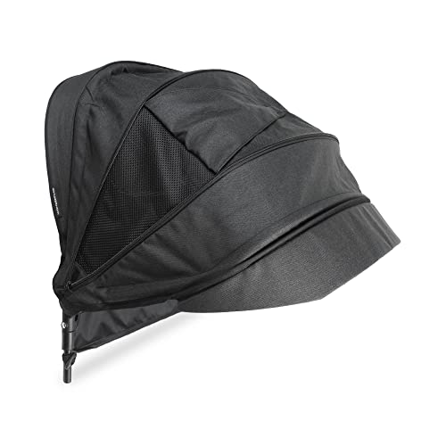 WONDERFOLD Retractable Stroller Canopy Featuring a Peek-A-Boo Window, Optional Visor for Extra Sun Protection, and Side Mesh Panels for Additional Airflow (Fits OnlyW1, One Piece)