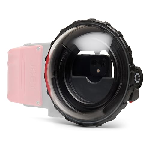 JOBY SeaPal 6" Dome, for SeaPal Waterproof Smartphone Case, 50/50 Above - Underwater Shooting, for Action Content Creation, Videography, Photography, Surfing,Snorkeling, Diving, Surfing,JB01949-BWW