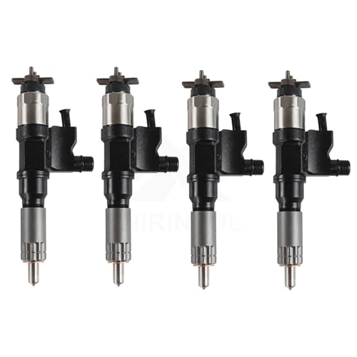 4PCS 095000-6366 095000-6367 8-97609788-6 8-97609788-7 Diesel Fuel Injector For Denso Isuzu 6HK1 4HK1 4HK1-TCC 4HK1-TCS 5.2L Engine Forward FRR FTR FSR FVR FSS Trucks