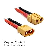 5 Pairs XT60 Plug Connector Female and Male with 14AWG Silicon Wire for RC Lipo Battery Cable Drone Car Boat