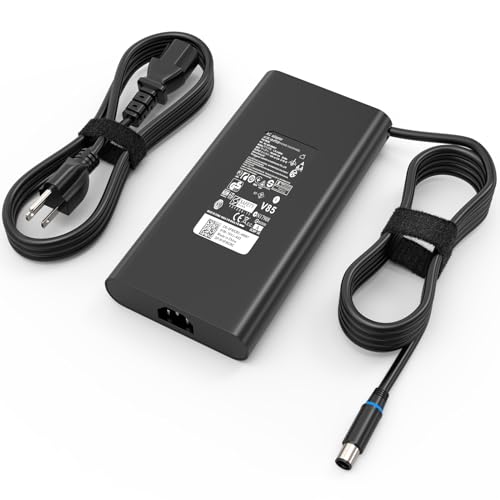 New Slim 240W Laptop Charger Compatible with Dell Precision 7780 7680 7770 7760 G3 G5 G7 3500 5500 7500 Power Supply Cord