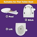 Toilet Seat Lift Handle, Toilet Lid Lifter, Avoid Touching the Toilet Lid, for Home, Office, and Toilet Training - Easy to Use, 2 Piece Set