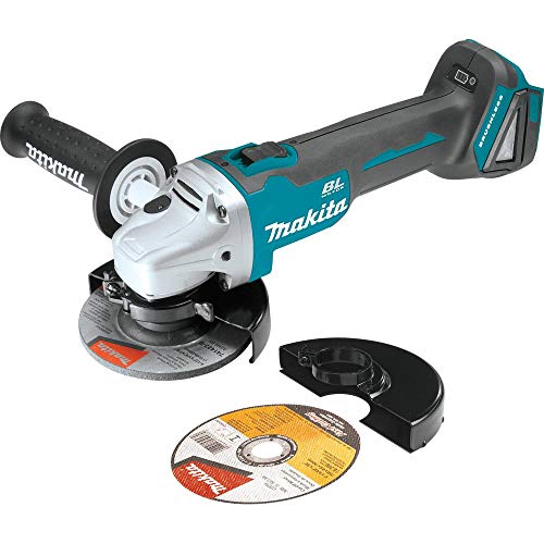 Makita XAG04Z 18V LXT® Lithium-Ion Brushless Cordless 4-1/2” / 5" Cut-Off/Angle Grinder, Tool Only