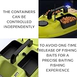 SINJEE Bait Boat,RC Bait Boat with GPS,500m/546 Yards Remote Control Bait Boat,4.4LBS Loading RC Fishing Boat for Carp Fishing Hook, 2pcs Batteries with Dual Motors Fish Bait Boat