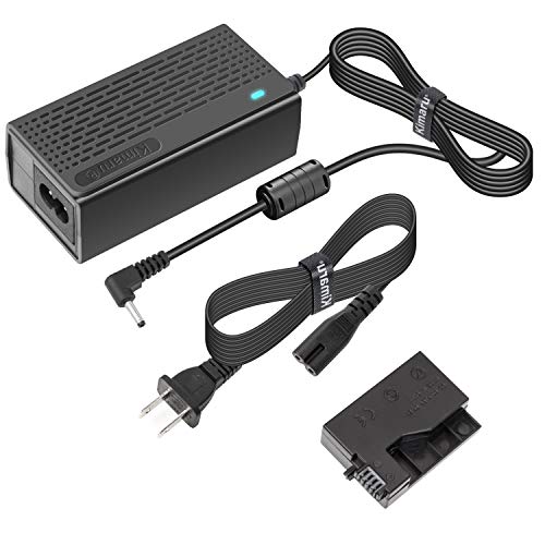 Kimaru ACK-E8 AC Power Adapter LP-E8 Dummy Battery DR-E8 DC Coupler Kit for Canon T2i, T3i, T4i, T5i, 700D, 650D, 600D, 550D, Kiss X4 X5 X6i X7i Cameras.