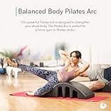 Balanced Body Pilates Arc, Step Barrel for Spine Exercises, Balance, Core Strengthening, and Stretching, Spine Corrector, Reformer Wedge, Fitness Training Tool, Pilates Equipment