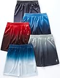 5 Pack: Mens Athletic Shorts, 9" Mesh Basketball Shorts Men Active Gym Shorts with Pockets (Set 3, Large)