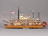 Artesanía Latina - Wooden Model Ship Kit - Paddle Steamer King of The Mississippi5, Scale 1:80 - Scale Models for Assembling - Intermediate Level