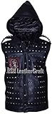 Watch Dogs WD 2 Dedsec Wrench Shawn Baichoo Black Leather Vest (M)