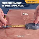 Roto Tape Compass | Rotating Tape Measure Beam Compass Alternative Circle Drawing Tool to Draw Arcs (Not 2 inches Short!)