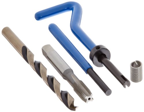 E-Z Lok SK20715 Helical Threaded Insert Kit, 304 Stainless Steel, #12-24 Thread Size, 0.324" Installed Length (Pack of 10)