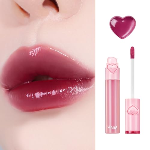 YNM Heart Jelling Tint (06 PLUM JELLING, 0.09 oz) Korean Lip Tint, Long-Lasting Color, Vivid Color