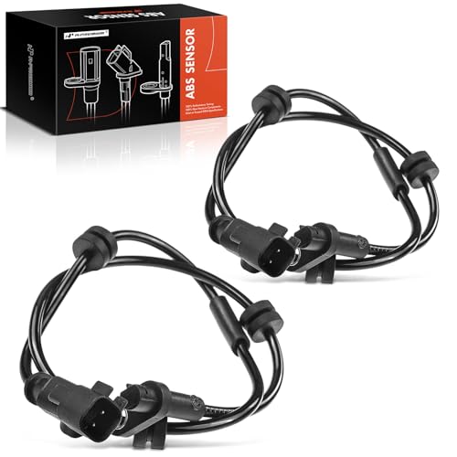 A-Premium ABS Wheel Speed Sensor Compatible with Ford Models- Fiesta 2011 2012 2013 - Rear Driver & Passenger Side, 2-PC Set, Replace# AE81-2C190-CF, AE8Z2C190A