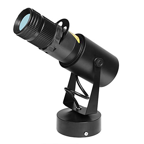 MOUNTAIN_ARK 15W White LED Pin Spot Light, Manual Focus, Adjustable 4 Apertures, for DJ Disco Party Wedding Stage Effect Lighting