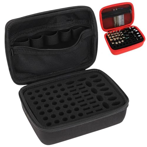 HUIZHU EVA Storage case with Sponge for Electronics and 510 carts and 510 pen Battery 510 tank case Pod case cables case and USB cable U disk (Red)