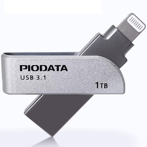 iXflash 1TB MFi Certified Lightning & USB 3.1 Type A Flash Pen Drive for iPhone/iPad/Mac/PC External Storage Memory Photo Stick