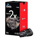 Cardo Systems FREECOM 2X Motorcycle 2-Way Bluetooth Communication System Headset Bundle with PACKTALK Edge Motorcycle Bluetooth Intercom Headset