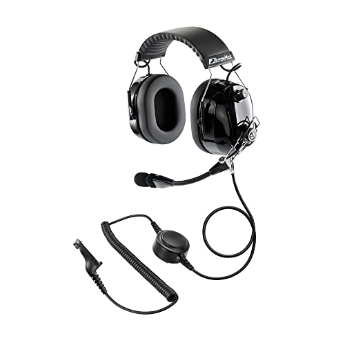 Arrowmax AHDH0042-BK-M9 Noise Cancelling Headset Compatible with Motorola Radios APX6000 APX7000 APX8000 XPR6350 XPR6550 XPR7550 XPR7350e XPR7550e XPR7580e APX 6000 7000 8000 XPR 6550 7550 7550e with