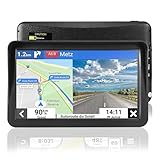 Car GPS Navigation Truck RV, 2025 Map 9 inch Touch Screen Car GPS (Free Lifetime Updates), Truck GPS Commercial Drivers, Semi Trucker GPS Navigation System, Custom Truck Routing