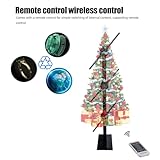 3D Hologram Fan Projector Holographic Christmas Tree Including Splicing Bracket,Hologram Fan,16.5" Holographic Fan with 224 LED Light Beads for Shop,Bar,Halloween Party Advertising Display