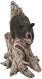 StealStreet SS-G-54292 Black Bear Sleeping on Tree Branch Figurine, 9"