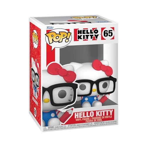 Funko POP! Sanrio: Hello Kitty - Hello Kitty Nerd - Collectable Vinyl Figure - Gift Idea - Official Merchandise - for Kids & Adults - Anime Fans - Model Figure for Collectors and Display