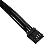 (2-Pack) COMeap 4 Pin LP4 5.25" Molex to 3.5" Floppy Drive 4 Pin Female FDD Power Adapter Cable 7.5-inch(19cm)