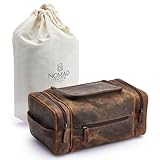 Extra Large Leather Toiletry Bag for Men Women - Premium Leather Men's Toiletry Travel Bag, Dopp Kit for Travel, Leather Pouch, Mens Toiletry Bag for Travel,Large Men's Travel Bag Toiletry Organizer