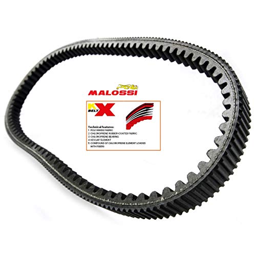 Malossi X-K Performance Belt for Piaggio Beverly Sport Touring, Piaggio MP3 Maxi Sport and Piaggio X10(350cc) OEM # 83025R, 1A011399, 82995R, 248088, 6115279.