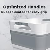 GIMWA Wash Basin for Baby Bottles, Foldable, Versatile Wash Tub for Kitchen, RV, Outdoor Camping Sink, Sturdy & Easy to Clean