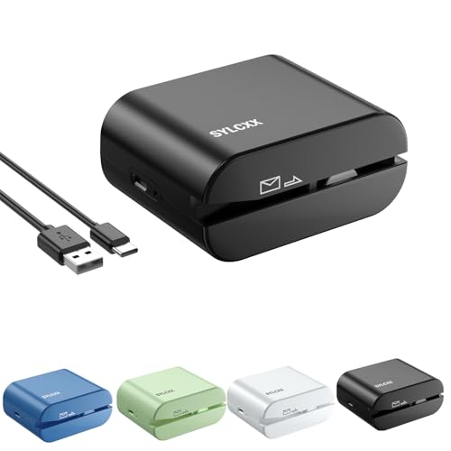 Rechargeable Electric Letter Opener - Letter Openers Envelope Slitter, Electric Envelope Opener, Mail Opener, Universal Envelope Efficient Letter Opener Tool for Office, Home (Black)