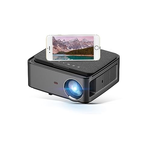 Compatible For Touyinger RD828 1080P Full HD Projector WIFI Multiscreen Projetor 1920 X 1080P SmartPhone Beamer 3D Home Theater Video Cinema (Color : Mirroring version)
