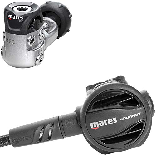 Mares Journey 15X Scuba Regulator - Self-Contained Underwater Breathing Apparatus - Scuba Regulator - Breathe Underwater - First Stage and Second Stage - Scuba Diving