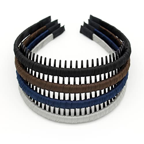 JOBAND Women's Fashion Headbands teeth comb hair bands Comfy hair accessories Non-slip hair hoop(4 Colors)