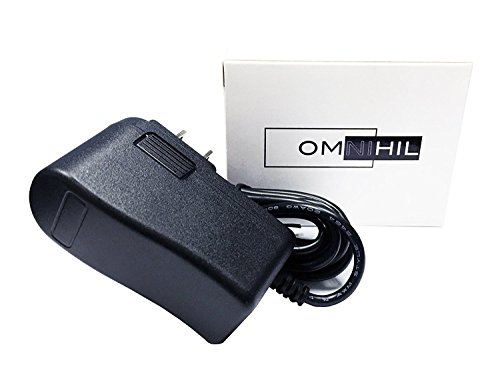 OMNIHIL AC/DC Power Adapter Compatible with Jensen CD-60 CD-60B CD-60A CD Player Bass Boost Anti Skip Protection 60-Second Super A.S.P. Power Supply Charger
