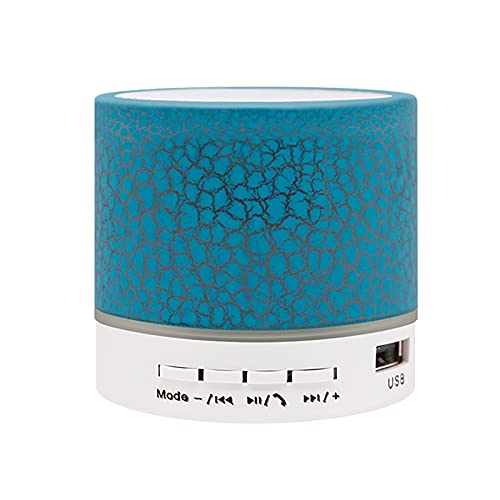 Bluetooth Speaker Portable Bluetooth Speakers Small Wireless Speaker with LED Lights Mini Shower Travel Speaker Enhanced Bass Multicolor Loud Bluetooth Speakers for Home Sports