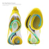 O-Resilio Men's Road Running Shoes Marathon Running Shoes Carbon Fiber Plate Running Shoes Wide with Arch Support Lightweight Breathable Sneakers ONEMIXYELLOW Size US Men 10