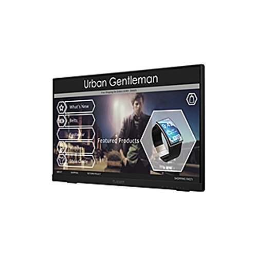 Planar Systems 997-8286-00 Projected Capacitive Multi-Touch IPS Edge-Lit Led LCD, Pct2235, Speakers and Helium Stand Supporting 15 to 70 Tilt Range, 22" Wide, Black