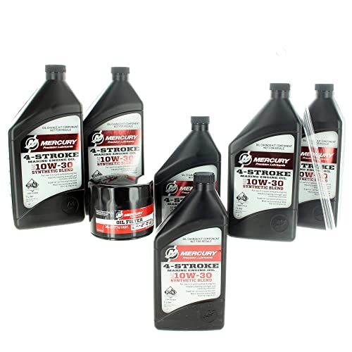 OEM Mercury Marine 150HP FourStroke Outboard 10W-30 Oil Change Kit 8M0107512