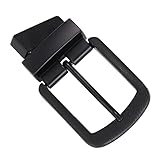 DJCAIZYY 1.5" (38mm) Reversible Belt Buckle Replacement Belt Buckle Buckles Black